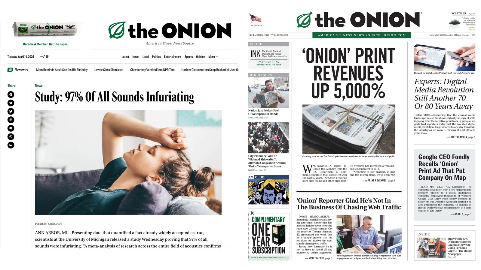 The Onion — Senior Vice President, Marketing